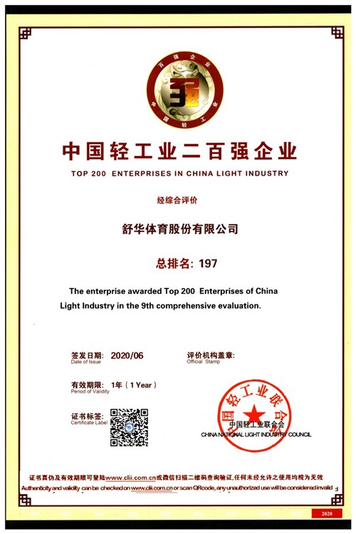 中國(guó)輕工業(yè)二百?gòu)?qiáng)企業(yè)