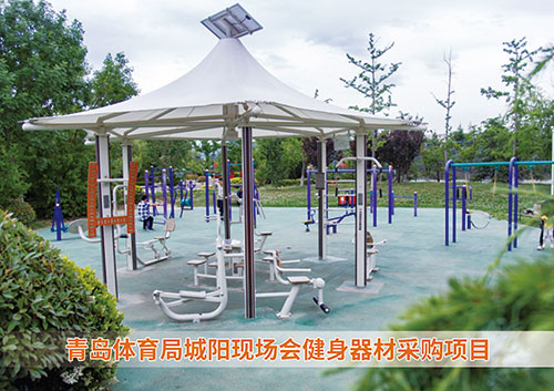 青島市體育局城陽現(xiàn)場會(huì)健身器材